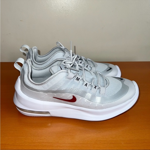 Women’s Nike Air Max Axis in Pure Platinum/Red Crush - Picture 12 of 16